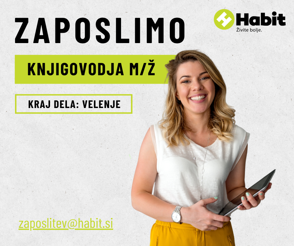 Zaposlimo knjigovodjo (m/ž)